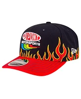 New Era Men's Black/Scarlet Jeff Gordon DuPont Flames 9SEVENTY Stretch-snap Hat