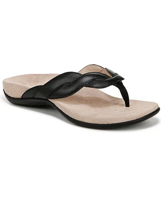 Vionic Womens Bella Braid Thong Sandals