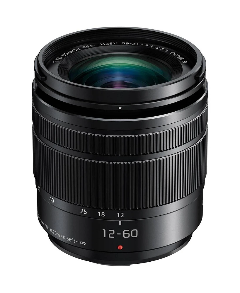 Panasonic Lumix G Vario 12-60mm f/3.5-5.6 Aspherical Lens for Micro Four Thirds, Black