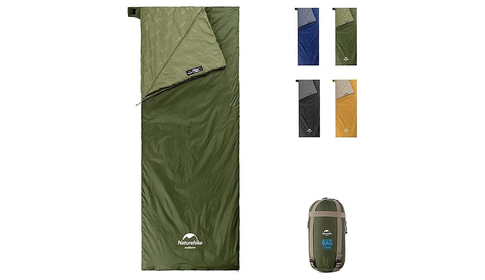 Naturehike Lightweight Sleeping Bag, Compact Ultralight Sleeping Bag, Envelope Backpacking Sleeping Bag Portable, Waterproof, Comfort with Compression