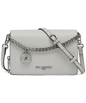 Karl Lagerfeld Paris Lourdes Small Crossbody with Chain Strap