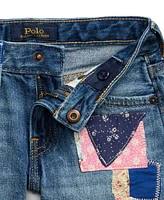 Polo Ralph Lauren Toddler and Little Girls Distressed Denim Shorts