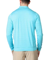 Tailorbyrd Men's Yarn Dye Stripe Performance Quarter Zip