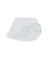Calvin Klein Toddler and Little Girls 2-Piece Crochet Trim Seersucker Skort Set