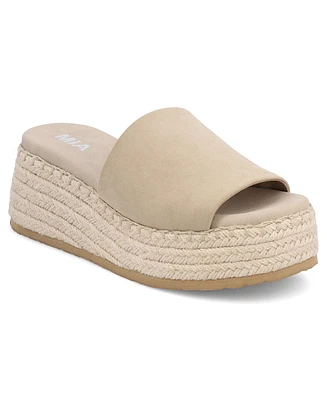 Mia Women's Freyja Slip-On Wedge Sandals