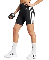 adidas Women's The Optime Essentials 3-Stripe Short Leggings