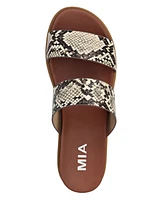 Mia Women's Yelena Wedge Slide Sandals