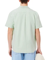 Lacoste Men's Raye Short Sleeve Button-Front Shirt