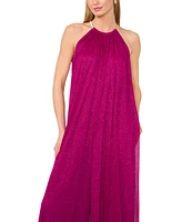 Msk Women's Necklace Halter Wide-Leg Jumpsuit