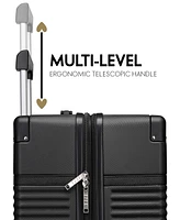 Elle Belleville 3-Piece Expandable Retro Spinner Luggage Set