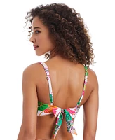 Bar Iii Women's Bermuda Babe Lace-Up Bikini Top, Exclusively at Macy's