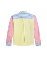 Polo Ralph Lauren Big Girls Striped Boxy Fun Shirt