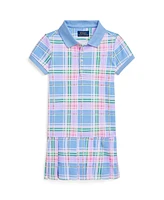 Polo Ralph Lauren Toddler and Little Girls Plaid Mesh Polo Dress