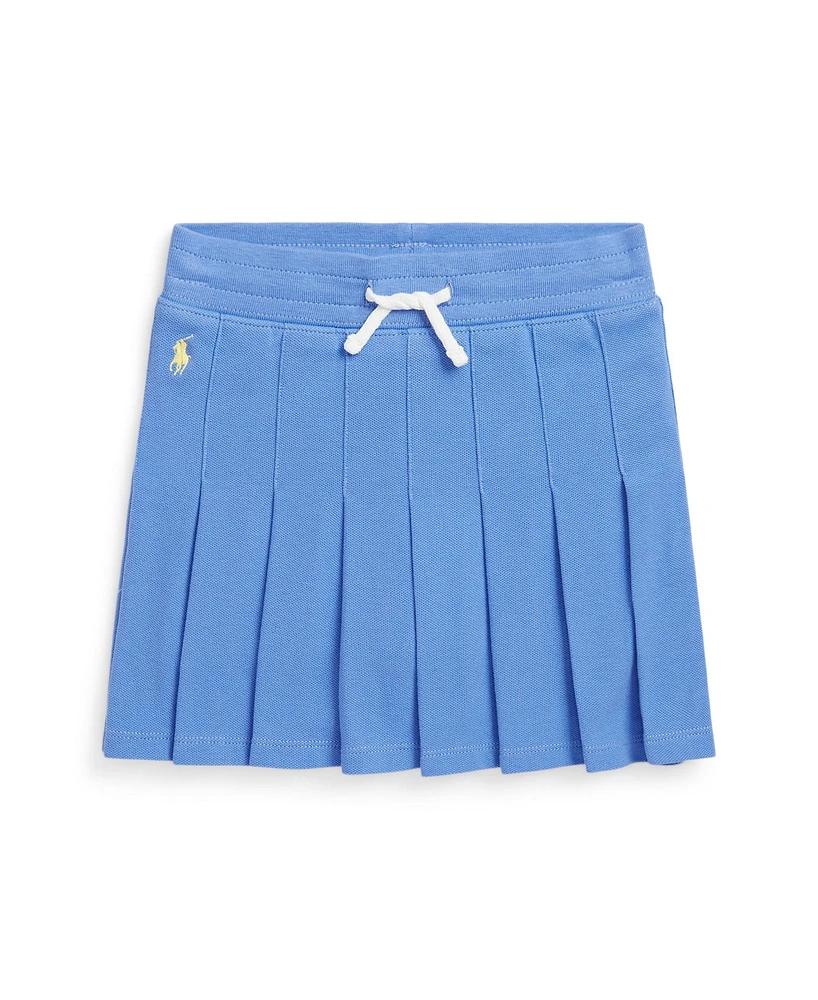 Polo Ralph Lauren Toddler and Little Girls Pleated Stretch Mesh Skort