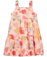 Carter's Toddler Girls Cotton Floral-Print Tiered Dress