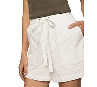 Sanctuary Women's Flower Field Cotton Eyelet Shorts