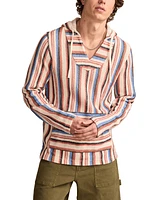 Lucky Brand Men's Stripe Baja Sweater
