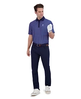 Ben Sherman Men's Golf Retro Geo Sports Fit Polo Shirt