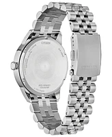 Citizen Men's Classic Rolan Silver-Tone Stainless Steel Bracelet Watch 40.5mm