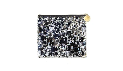 Packed Party Spirit Squad Confetti Everything Pouch, Makeup Bag, Travel Bag,Cosmetic Bag for Women (Blackout