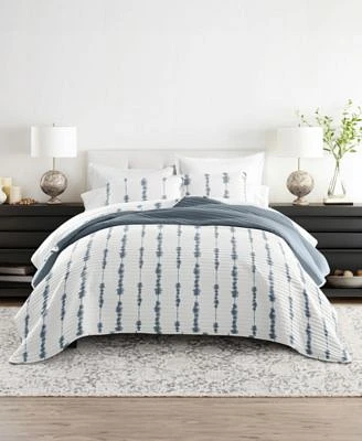 Ienjoy Home Shibori Reversible Quilt Sets