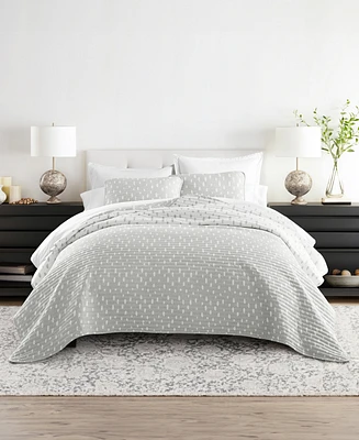 ienjoy Home Painted Dots Reversible -Pc. Quilt Set