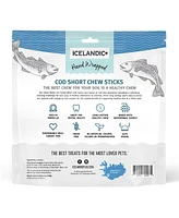 Cod Skin Hand Wrapped Dog Chew Stick: Short 5" - 24 pk