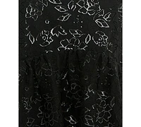 Juniors' Lace Sweetheart-Neck Fit & Flare Mini Dress