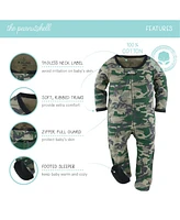 The Peanutshell Baby Boys Sleep N Play Footed Pajamas Girls, 3 Pack, Newborn to 9 Months