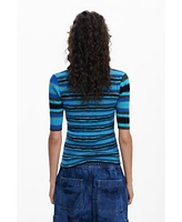 Desigual Women's Striped knit T-shirt