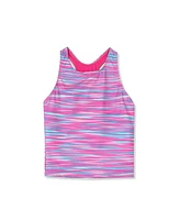 Lands' End Girls Slim Chlorine Resistant Racer Back Tankini Swim Top