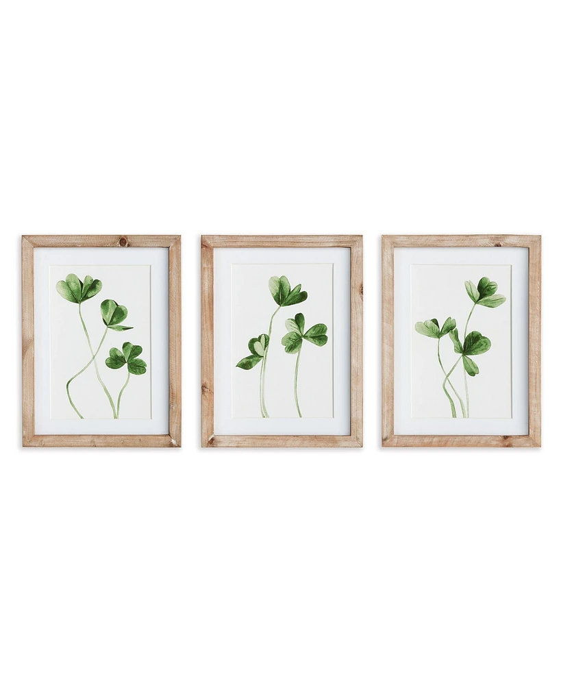Clover Cuttings Petite Prints, Set Of 3