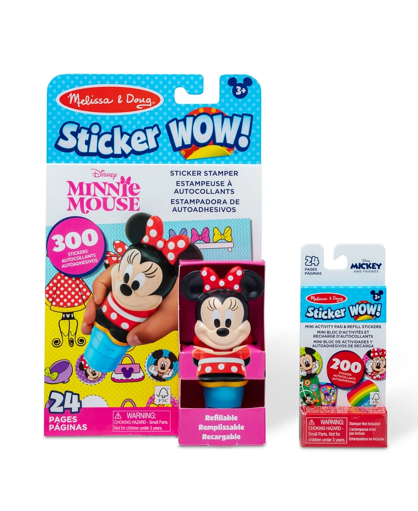 Melissa and Doug Sticker Wow Disney Minnie Mouse Bundle
