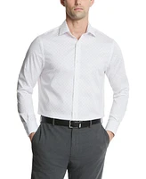 Tommy Hilfiger Men's Th Flex Regular Fit Stretch Twill Dress Shirt