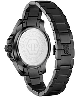 Philipp Plein Men's The Skull Black Ion Plated Bracelet Watch 44mm