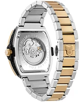 Philipp Plein Men's Automatic The Skeleton 2.0 Two-Tone Stainless Steel Bracelet Watch 44mm