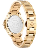 Philipp Plein Women's Majesty Gold Ion Plated Bracelet Watch 38mm
