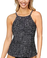 Island Escape Women's Cali Printed Underwire Tankini Top, Exclusively at Macy's