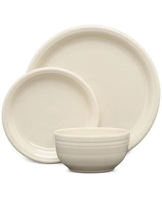 Fiesta Linen Bistro Coupe 3 Piece Place Setting