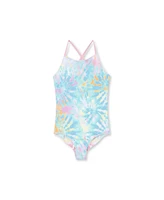 Lands' End Girls Chlorine Resistant Reversible One Piece Swimsuit