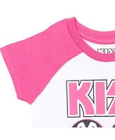 Kiss Toddler Girls 2 Pack T-Shirts