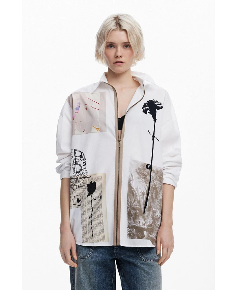 Desigual Women's Shirt designed by Mr. Christian Lacroix