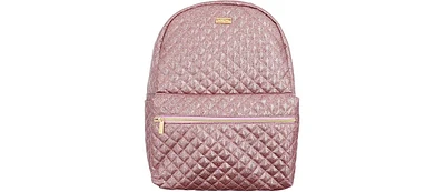 Packed Party Backpack Women's Small Fashion Shoulder Book Bag Trendy Look for Ladies at School, Work, and Travel (Pink Glitter Party)