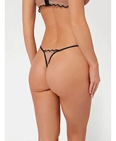 Guess Women's Sabrina Bow Thong Panty