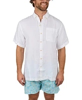 Kenny Flowers Men's Short Sleeve Linen Shirt