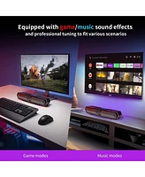Edifier Gaming Speakers Computer with Microphone, Powered Laptop Speakers Quick Connection Bluetooth 5.3