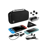 Nintendo Switch 32GB Console Neon Red/Blue Joy-Con Bundle with Surge 11-In-1 Accessory Starter Pack and Super Mario 3D World + Bowser's Fury