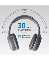 Edifier Bluetooth Over-Ear Headphones, 30H Playtime, Deep Bass, Built-in Mic for Travel/Work
