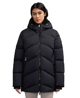 Pajar Women's Fallon Boxy Inverted Chevron Quilted Puffer