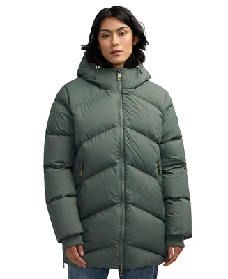 Pajar Women's Fallon Boxy Inverted Chevron Quilted Puffer